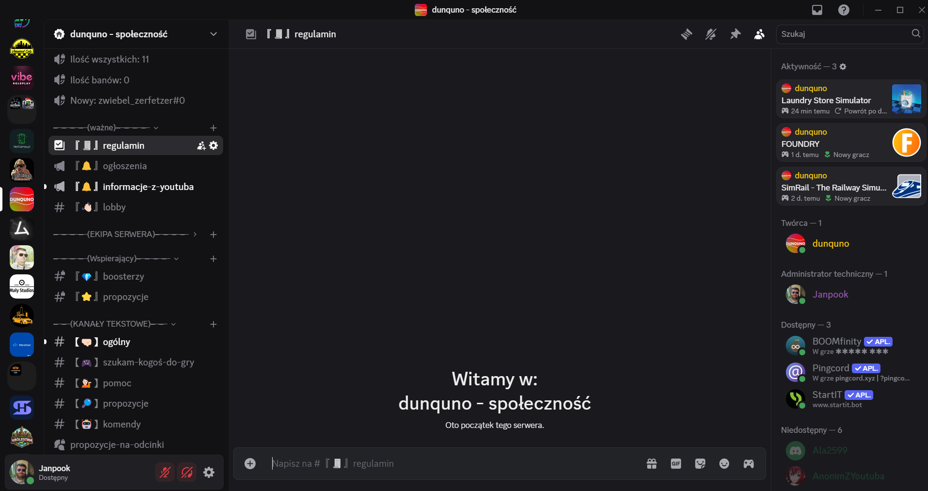 Usługa Tworzenia Pełnego Serwera Discord od Podstaw
